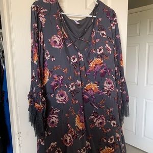 plus size floral dress